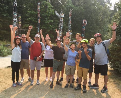 Team building Vancouver yes cycle