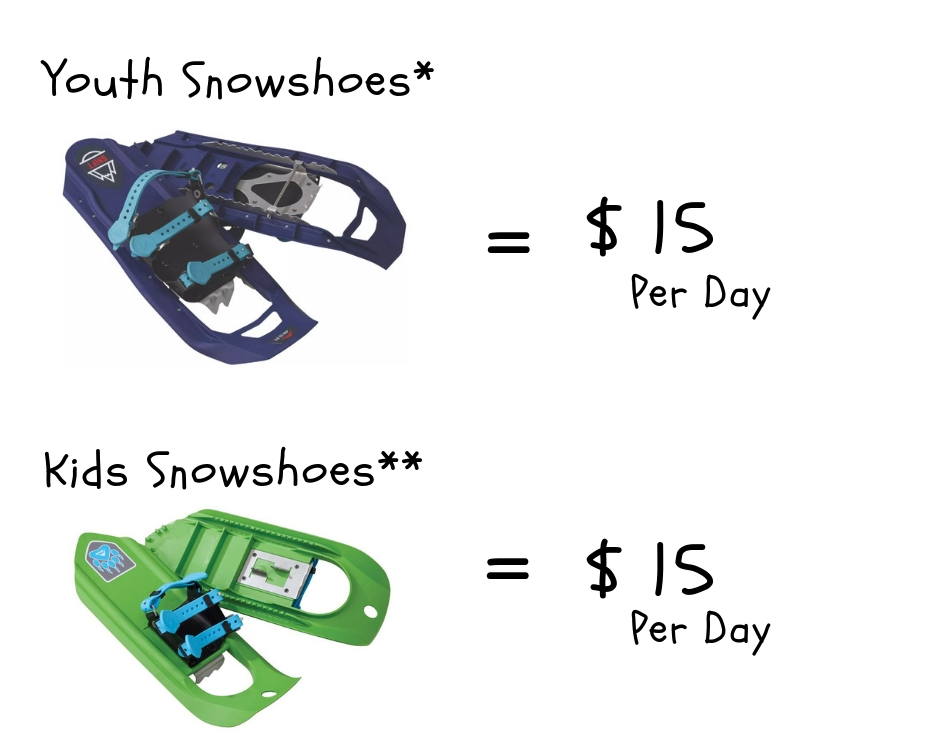 Snowshoe Rental Vancouver Child and Teens
