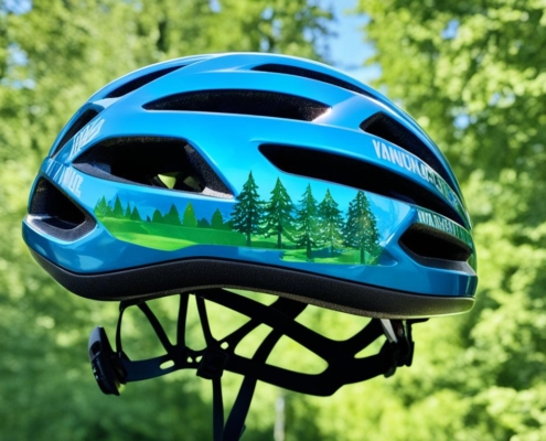 Helmet for bike ride in Vancouver